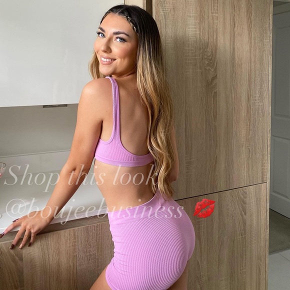 ZARA BNWT Seamless Top + Shorts 2pc Coord Set - Picture 10 of 16